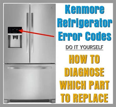 kenmore elite refrigerator error codes|Decoding Kenmore Elite Refrigerator Error Codes: A Guide